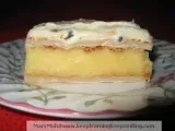 Recipe Vanilla custard slice with passion fruit icing